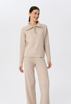 КАШМИРЕН ПУЛОВЕР С ЦИП Quiet Motion W25-00CH0423 MARC & ANDRE