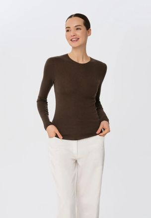 КАШМИРЕНА БЛУЗА Sheer Whisper W25-00MW2019 MARC & ANDRE