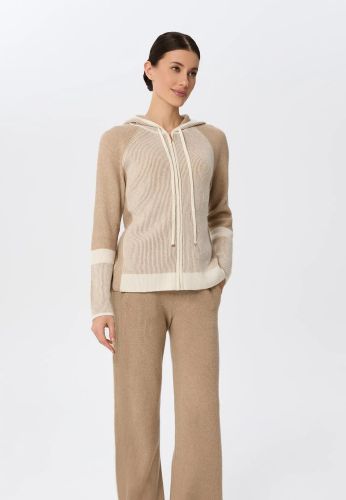 КАШМИРЕН СУИТЧЪР С ЦИП Ribbed RhythmW25-00CH0814 MARC & ANDRE