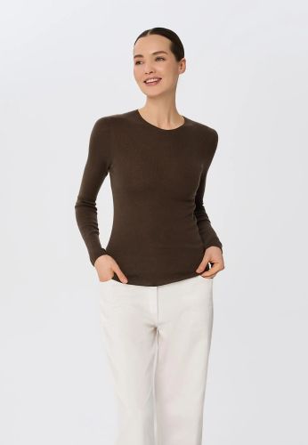 КАШМИРЕНА БЛУЗА Sheer Whisper W25-00MW2019 MARC & ANDRE