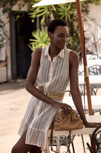 ЛЯТНА РОКЛЯ БЕЗ РЪКАВИ Tabita IC26-018 ICONIQUE