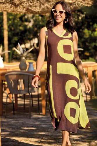 ЛЯТНА РОКЛЯ БЕЗ РЪКАВИ Bea DB26-032 DAVID