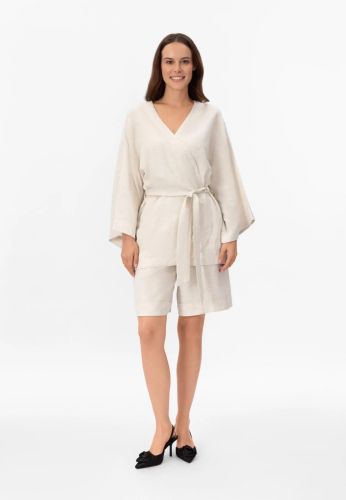 КИМОНО ЛЕН Shiny Linen BR26-01-SK MARC & ANDRE