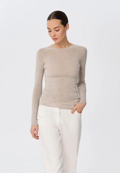 КАШМИРЕНА БЛУЗА Sheer Whisper W25-00MW1919 MARC & ANDRE