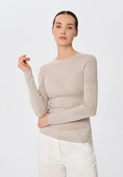 КАШМИРЕНА БЛУЗА Sheer Whisper W25-00MW1919 MARC & ANDRE