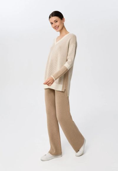 КАШМИРЕН ПАНТАЛОН Ribbed Rhythm W25-00CH0810 MARC & ANDRE