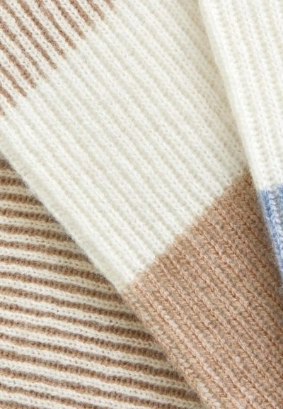 КАШМИРЕН ПУЛОВЕР Ribbed Rhythm W25-00CH0816 MARC & ANDRE