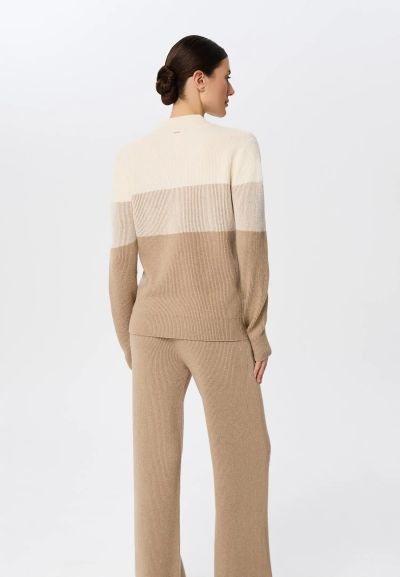 КАШМИРЕН ПУЛОВЕР Ribbed Rhythm W25-00CH0818 MARC & ANDRE