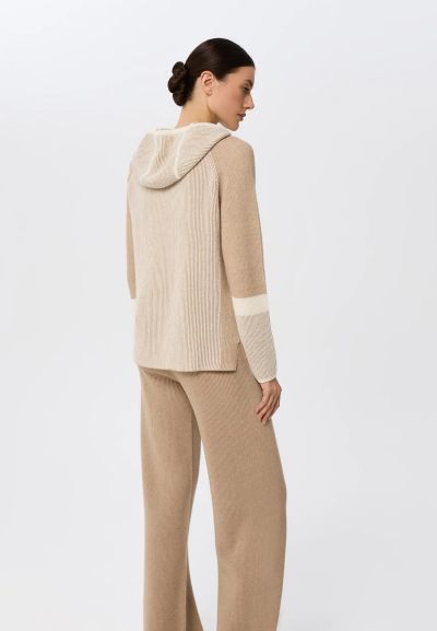 КАШМИРЕН СУИТЧЪР С ЦИП Ribbed RhythmW25-00CH0814 MARC & ANDRE