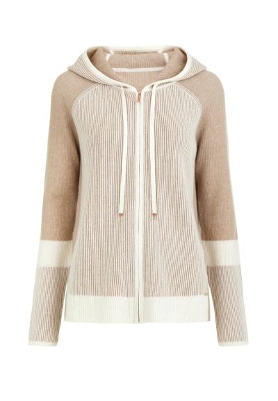 КАШМИРЕН СУИТЧЪР С ЦИП Ribbed RhythmW25-00CH0814 MARC & ANDRE