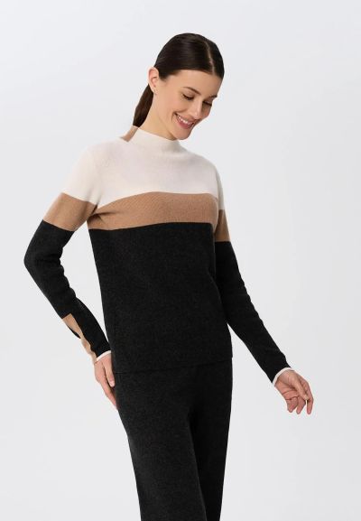 КАШМИРЕН ПУЛОВЕР Urban Block W25-00CH0519 MARC & ANDRE