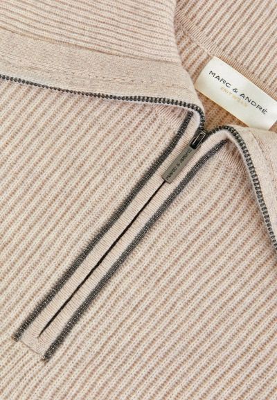 КАШМИРЕН ПУЛОВЕР С ЦИП Quiet Motion W25-00CH0423 MARC & ANDRE