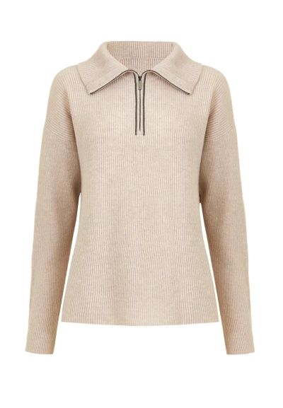 КАШМИРЕН ПУЛОВЕР С ЦИП Quiet Motion W25-00CH0423 MARC & ANDRE