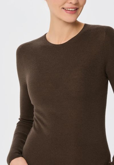 КАШМИРЕНА БЛУЗА Sheer Whisper W25-00MW2019 MARC & ANDRE