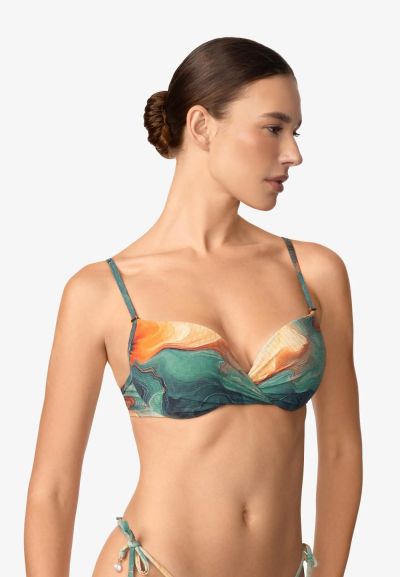 ДАМСКИ БАНСКИ ГОРНИЩЕ Sea Swirls L2609-Y-742 MARC & ANDRE