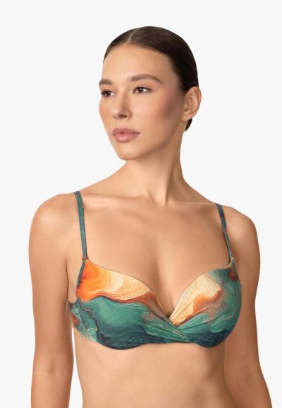 ДАМСКИ БАНСКИ ГОРНИЩЕ Sea Swirls L2609-Y-742 MARC & ANDRE