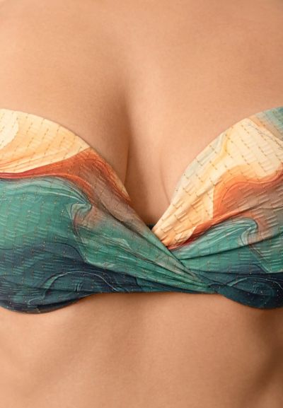 ДАМСКИ БАНСКИ ГОРНИЩЕ Sea Swirls L2609-Y-742 MARC & ANDRE