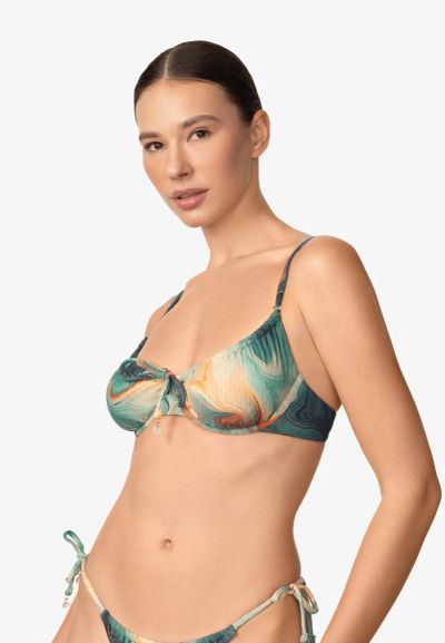 ДАМСКИ БАНСКИ ГОРНИЩЕ Sea Swirls L2609-Y-822 MARC & ANDRE