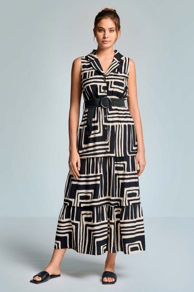 ЛЯТНА РОКЛЯ БЕЗ РЪКАВИ Ivana IC26-110 ICONIQUE