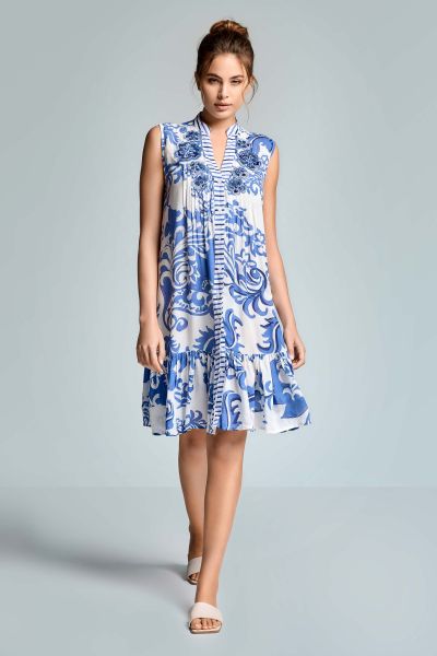 ЛЯТНА РОКЛЯ БЕЗ РЪКАВИ Daphne IC26-036 ICONIQUE