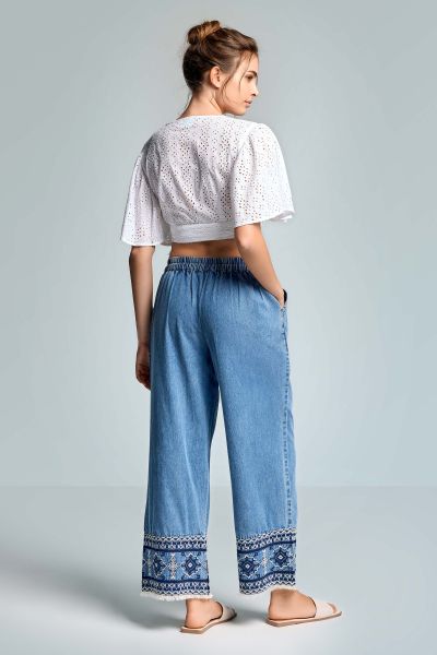 КРОП ТОП Ava IC26-026 БЯЛО ICONIQUE