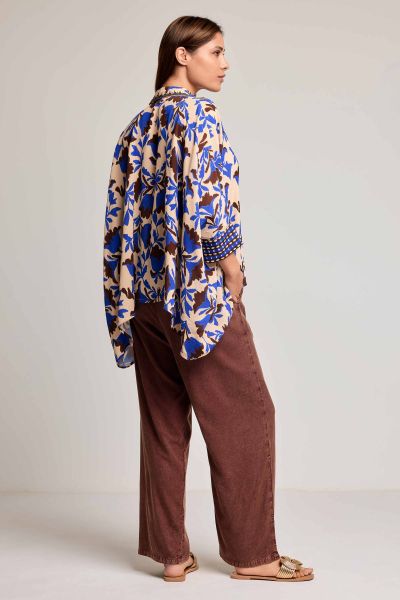 ЛЕТЕН ПАНТАЛОН Star PalazzoDB26-085 КАФЯВО DAVID