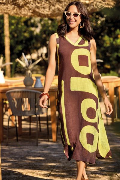 ЛЯТНА РОКЛЯ БЕЗ РЪКАВИ Bea DB26-032 DAVID