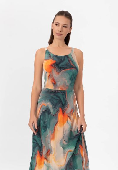 ЛЯТНА РОКЛЯ Sea Swirls LD26-05-2609 MARC & ANDRE