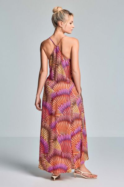 ЛЯТНА РОКЛЯ С ТЪНКИ ПРЕЗРАМКИ Elara VI26-043 VACANZE ITALIANE