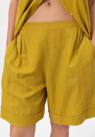 ДАМСКИ ЛЕНЕНЕН ПАНТАЛОН Shiny Linen BR26-02-LS MARC & ANDRE