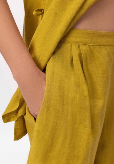 ДАМСКИ ЛЕНЕНЕН ПАНТАЛОН Shiny Linen BR26-02-LS MARC & ANDRE