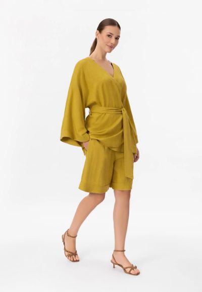 КИМОНО ЛЕН Shiny Linen BR26-02-SK MARC & ANDRE