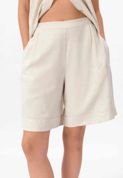 ДАМСКИ ЛЕНЕНЕН ПАНТАЛОН Shiny Linen BR26-01-LS MARC & ANDRE