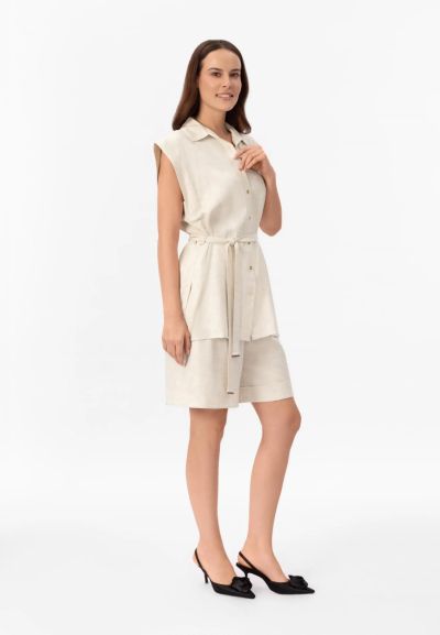 ДАМСКА ЛЕНЕНА РИЗА Shiny Linen BR26-01-LB MARC & ANDRE