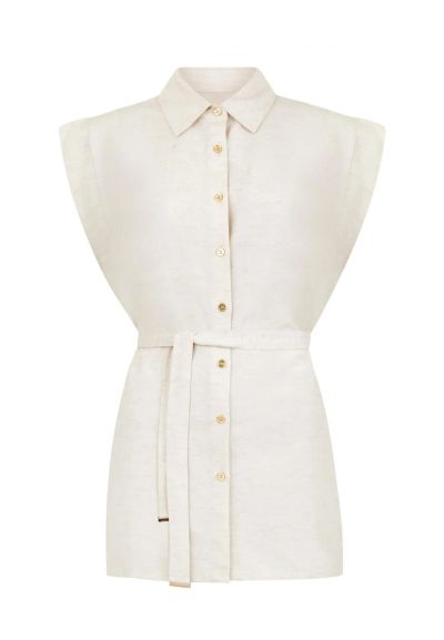 ДАМСКА ЛЕНЕНА РИЗА Shiny Linen BR26-01-LB MARC & ANDRE