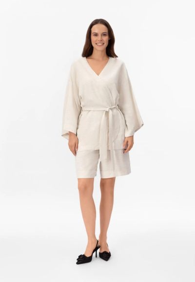 КИМОНО ЛЕН Shiny Linen BR26-01-SK MARC & ANDRE