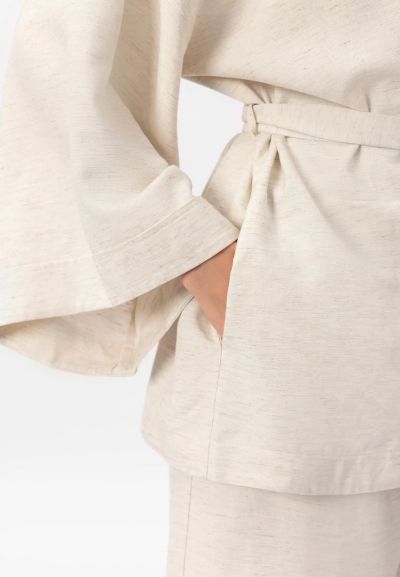 КИМОНО ЛЕН Shiny Linen BR26-01-SK MARC & ANDRE