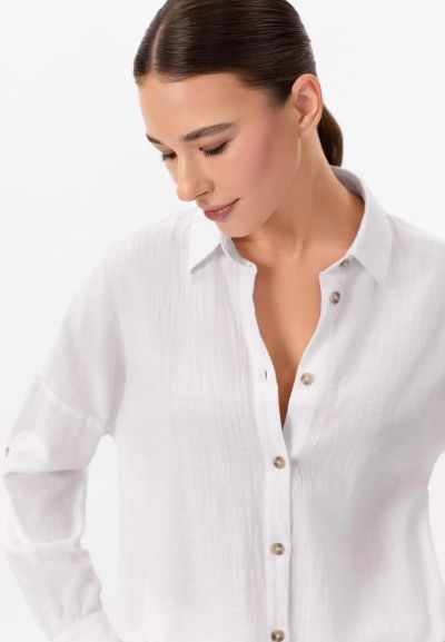 ДАМСКА ПАМУЧНА РИЗА Cotton Breeze LB26-02 MARC & ANDRE