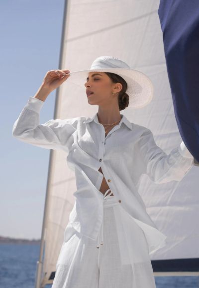 ДАМСКА ПАМУЧНА РИЗА Cotton Breeze LB26-02 MARC & ANDRE