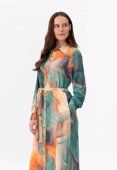 ЛЯТНА РОКЛЯ Sea Swirls LD26-04-2609 MARC & ANDRE